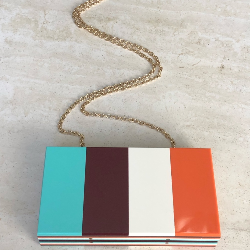 BCBG box clutch